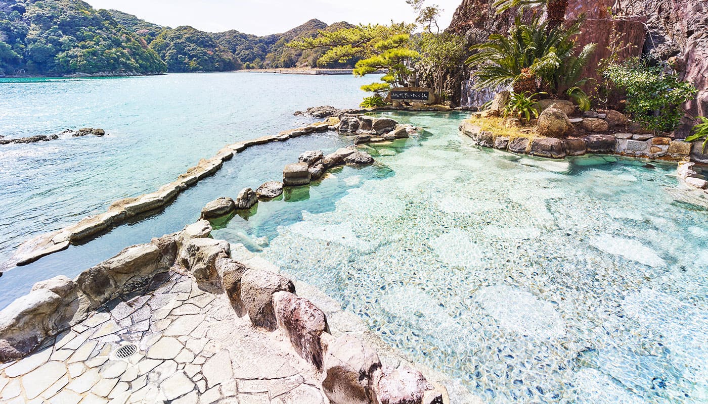 碧き島の宿 熊野別邸 中の島 露天風呂の写真
